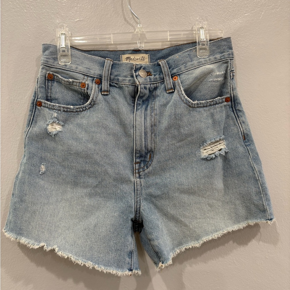 Madewell Light Blue Jean Shorts